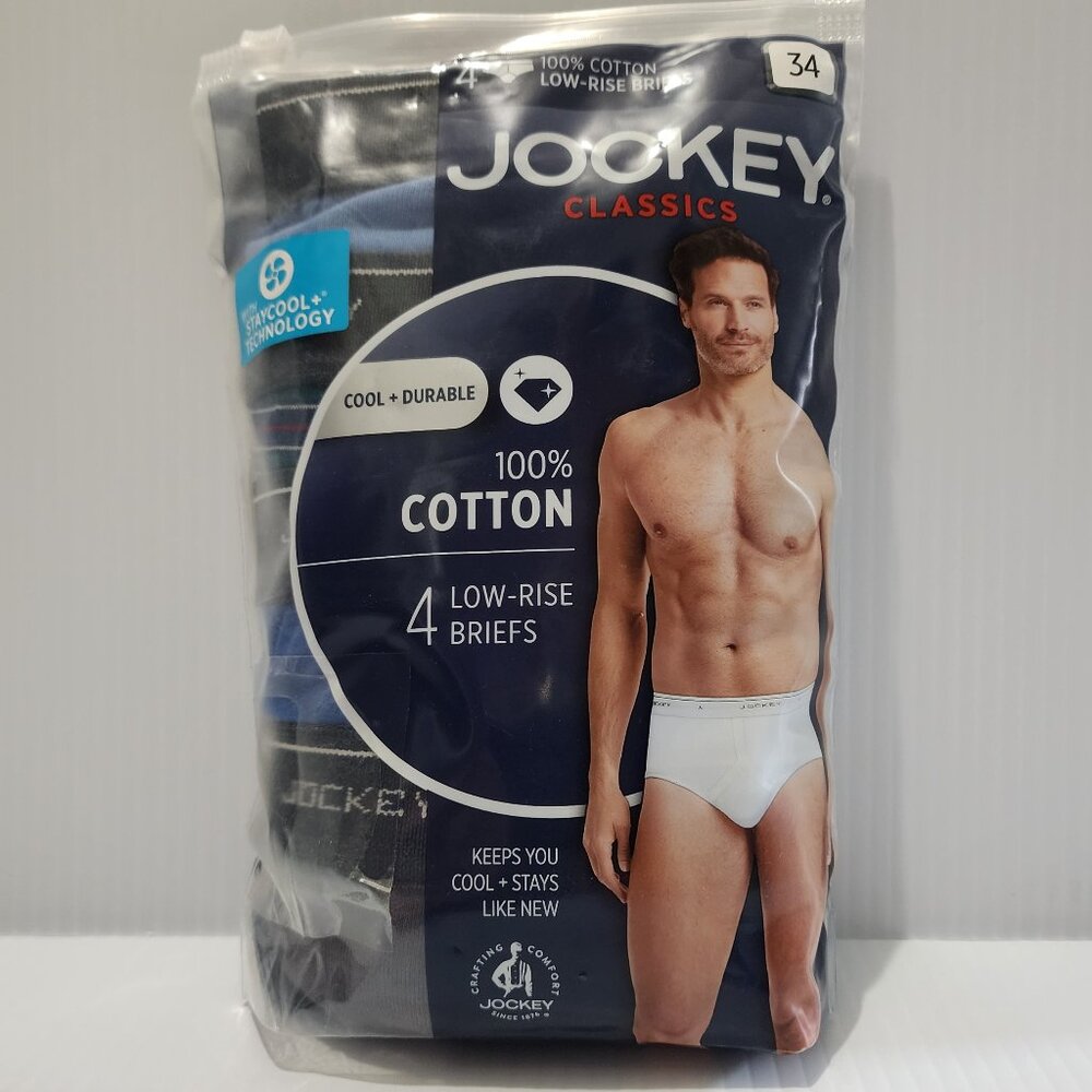 NWT Jockey Men's Low Rise Briefs